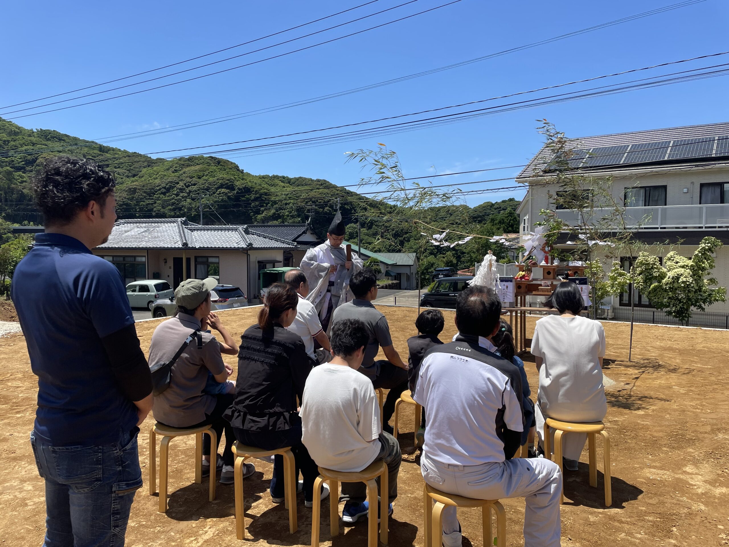 佐世保市で地鎮祭を執り行いました。
